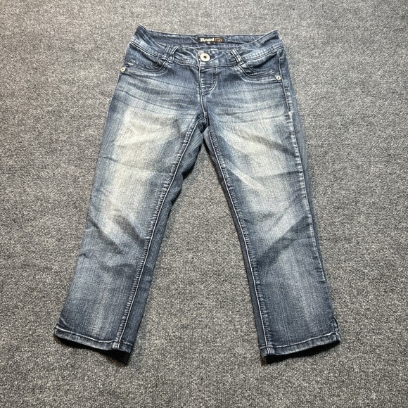 Rewind Denim - Vintage Y2K Low Rise Rewind Women's Blue Bootcut Jeans Stretch Denim Size 3